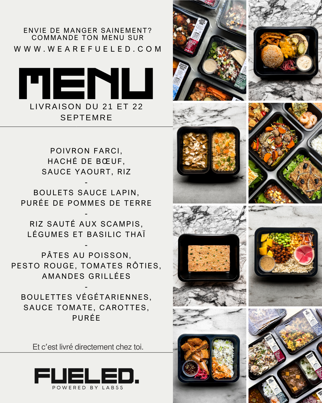Box 100% Viande - 1 box de 3 plats - Personnalise ta box !