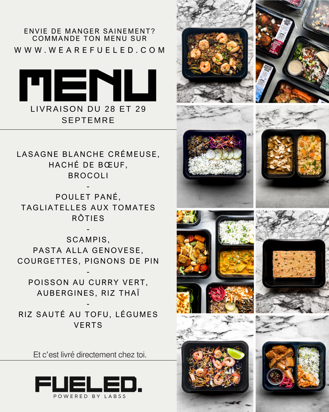 Box Intégrale - 1 box de 7 plats - Personnalise ta box !