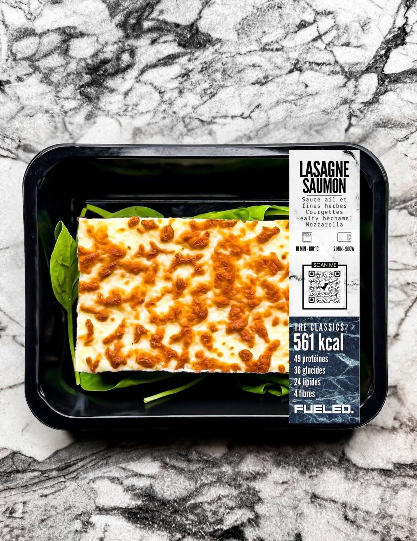 THE CLASSICS - Lasagne au saumon, sauce tomate, épinards et ricotta