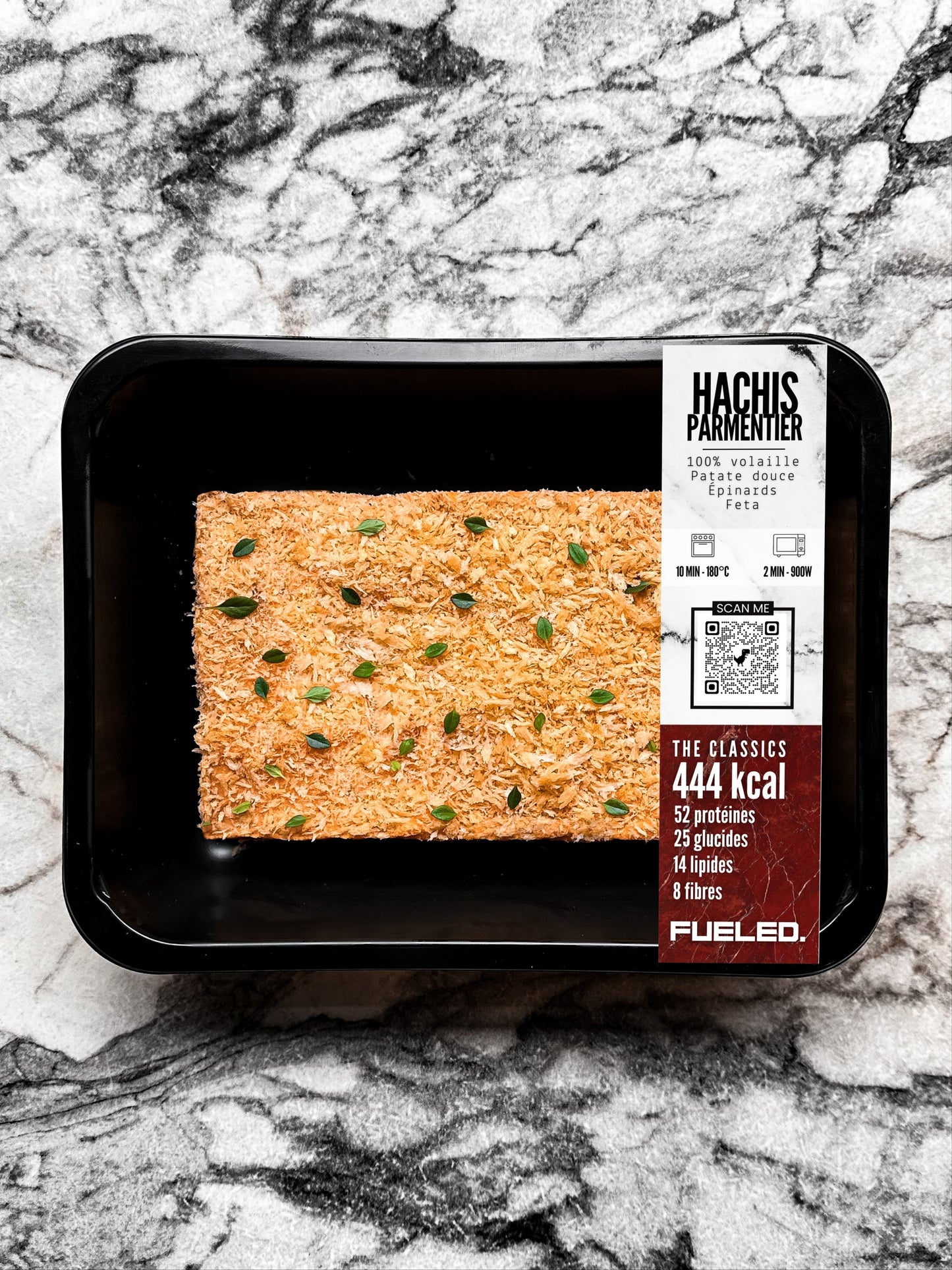 THE CLASSICS - Hachis Parmentier poulet et patate douce.