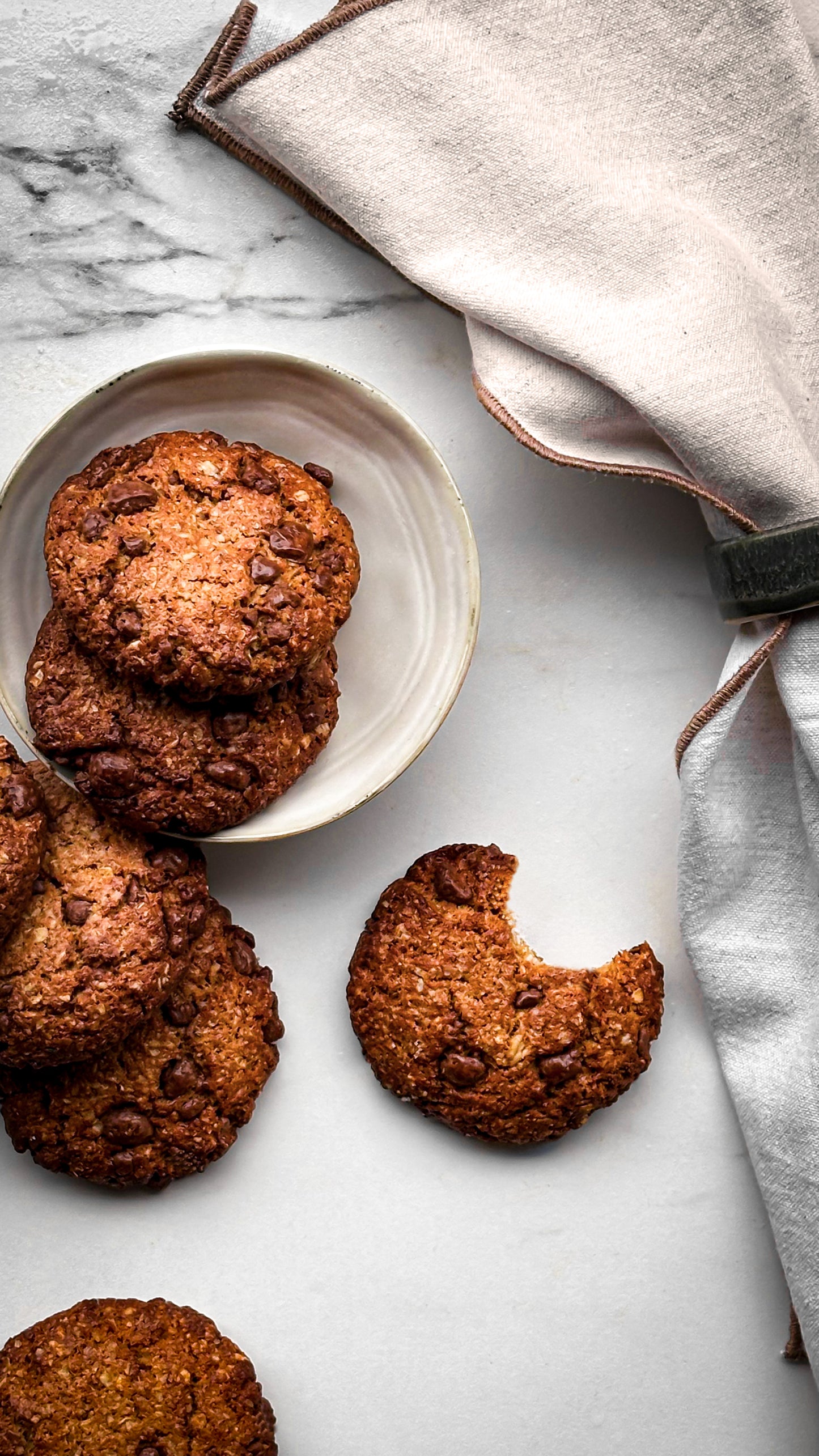 Cookie Energy - Flocons d'avoine et beurre de cacahuète