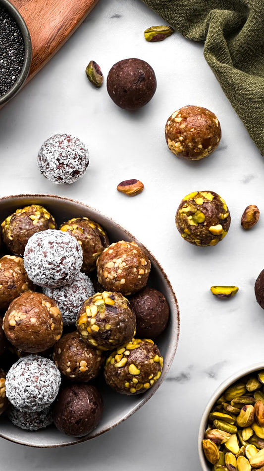 Homemade energy balls