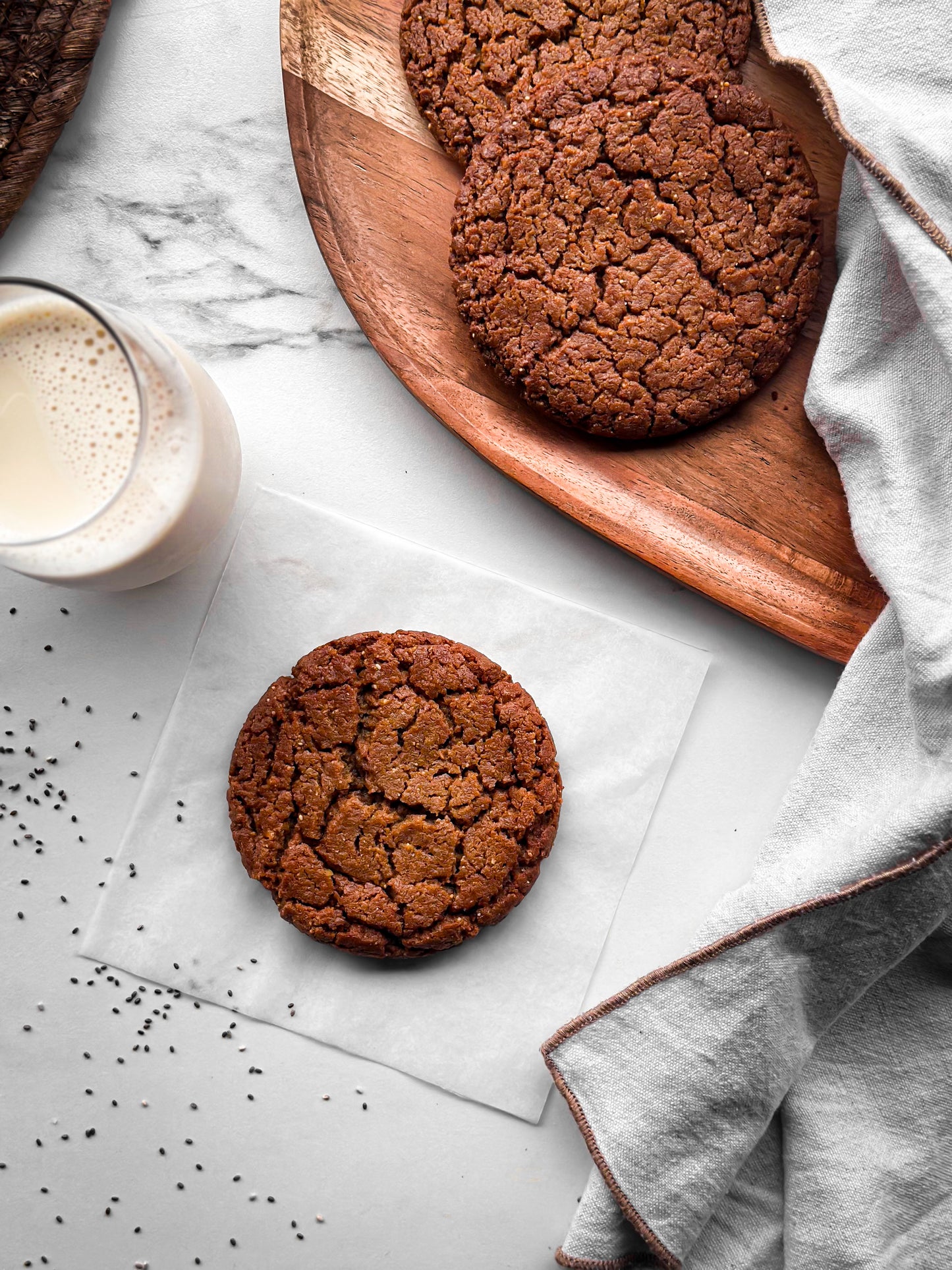 Cookie vegan au beurre de cacahuète