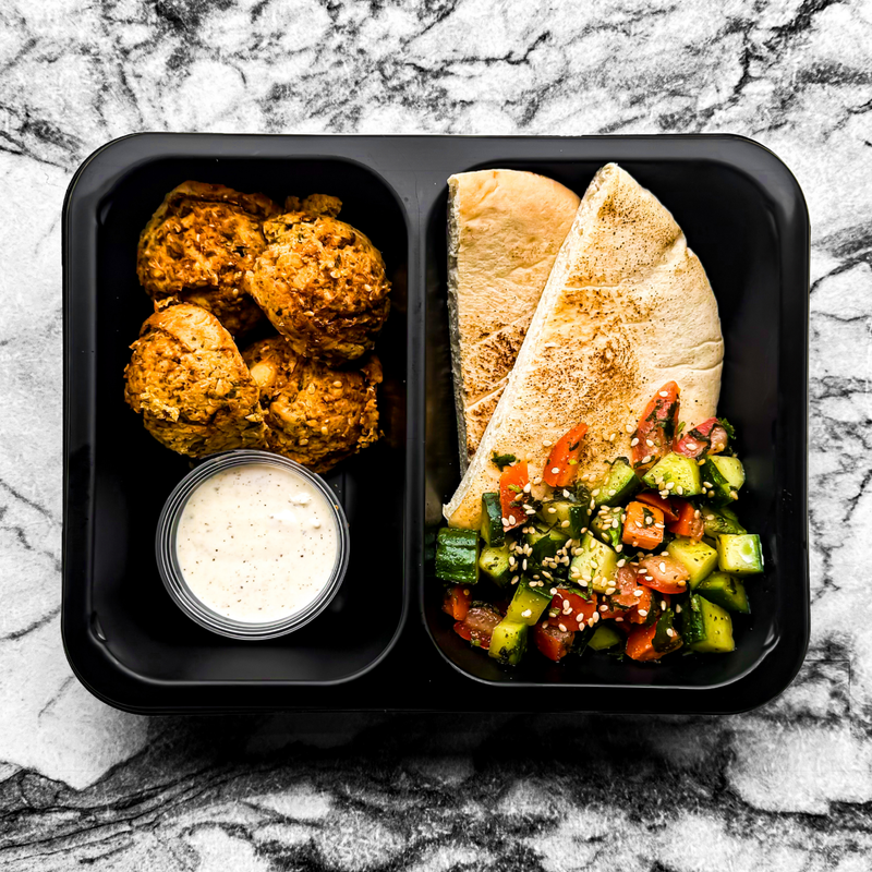 Salade de thon à la tunisienne et flat bread